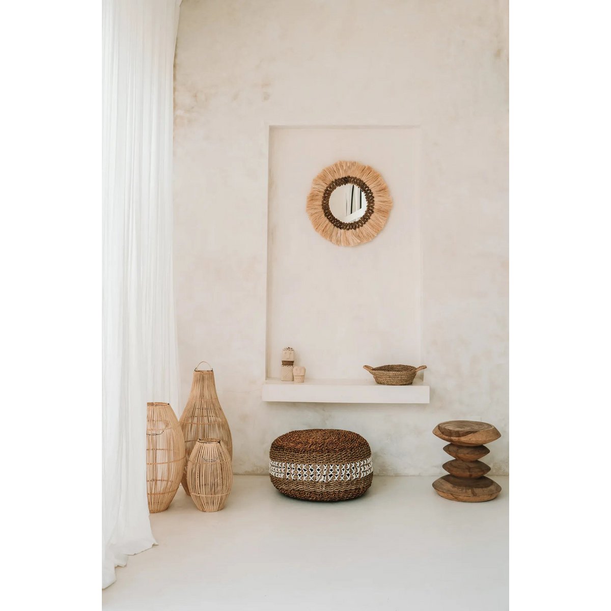 Hanglamp Zuri  - Naturel - S