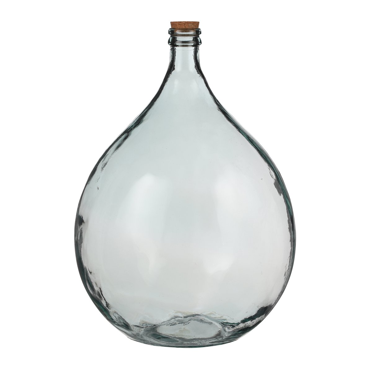 Terrarium Vaas Americo - H56 x Ø40 cm - Gerecycled Glas - Transparant