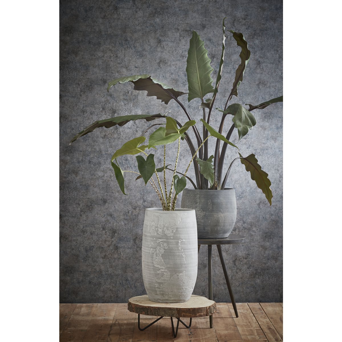 Bijzettafel Metaal Zwart- H40 x Ø35 cm - Kent