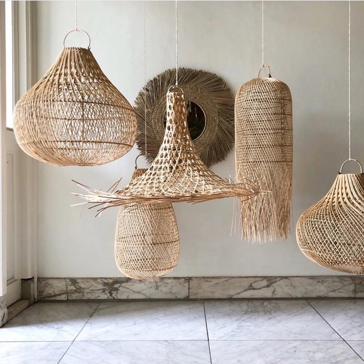Hanglamp Mykonos - Naturel - L