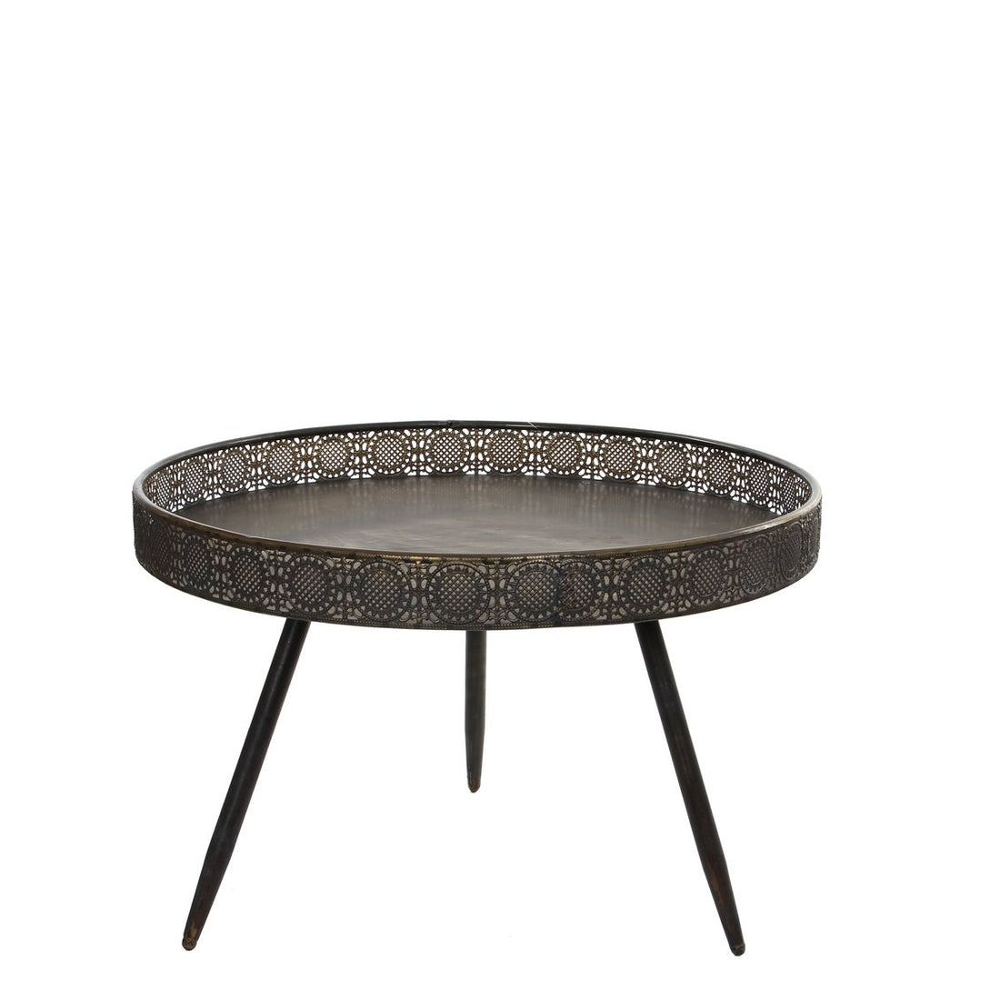 Salontafel Metaal Brons Lagune - H46 x Ø70 cm