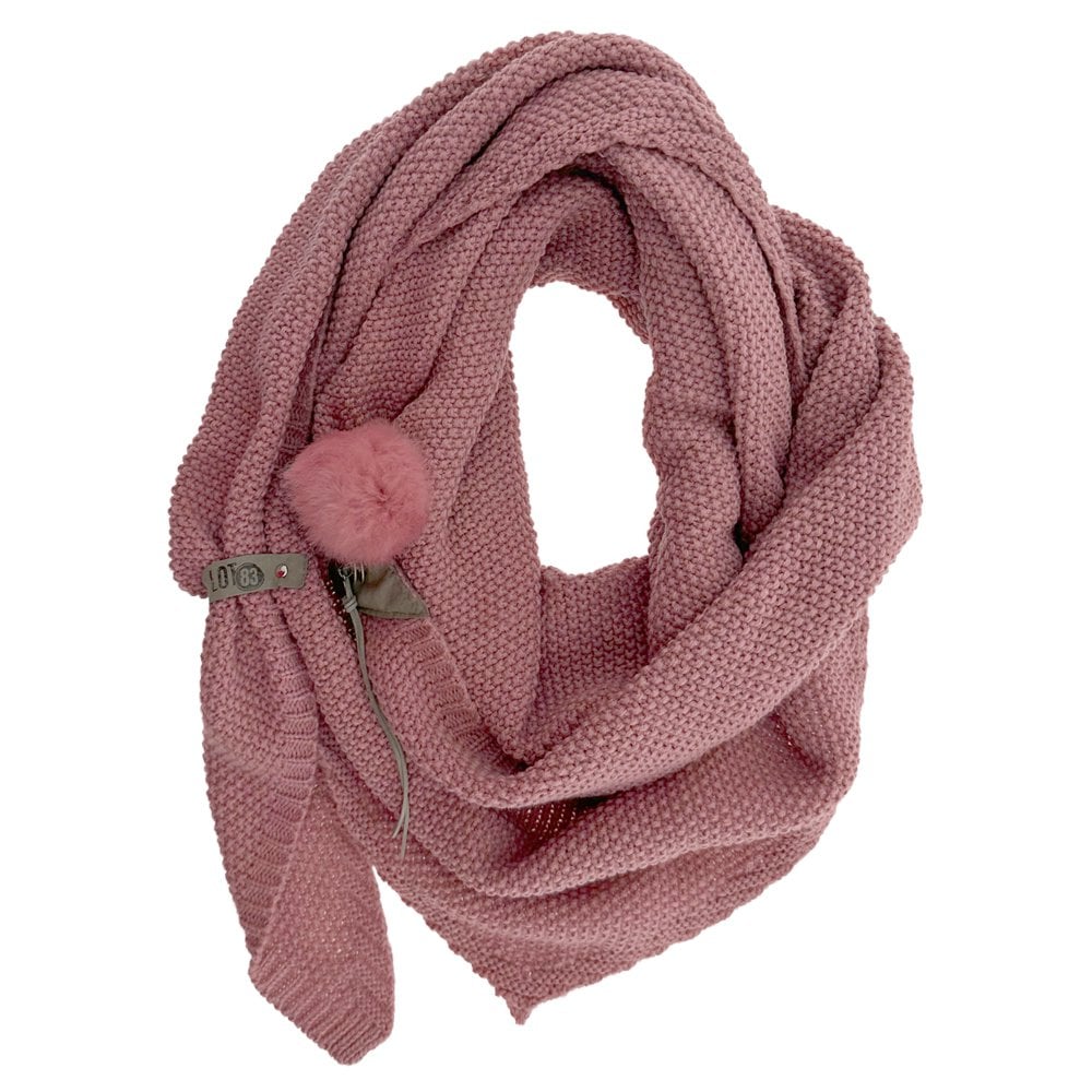 Omslagdoek Jo - Oud Roze