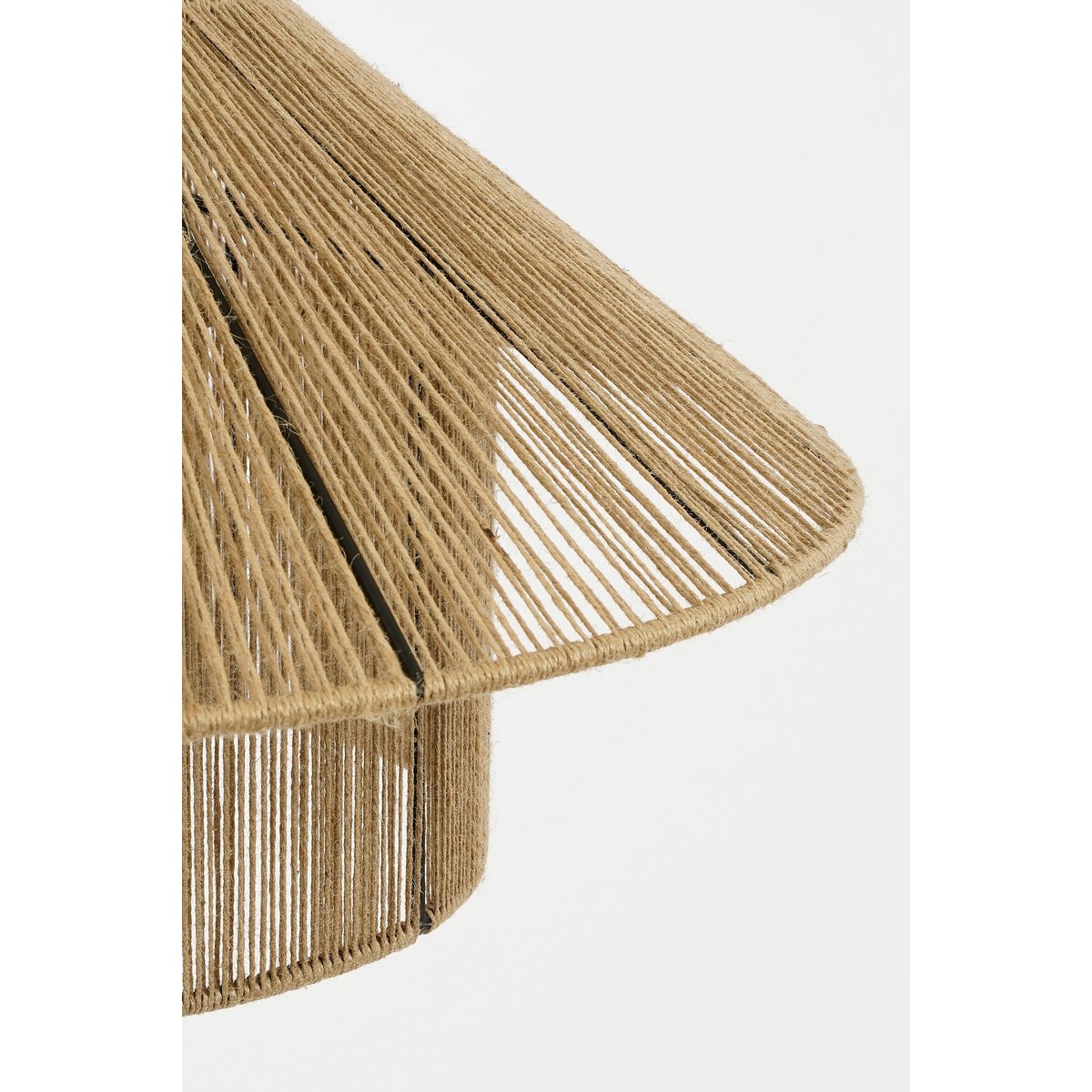 Hanglamp Elsa  - H28 x Ø50 cm - Jute - Lichtbruin