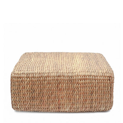 Poef Hyacint Vierkant - Naturel - M