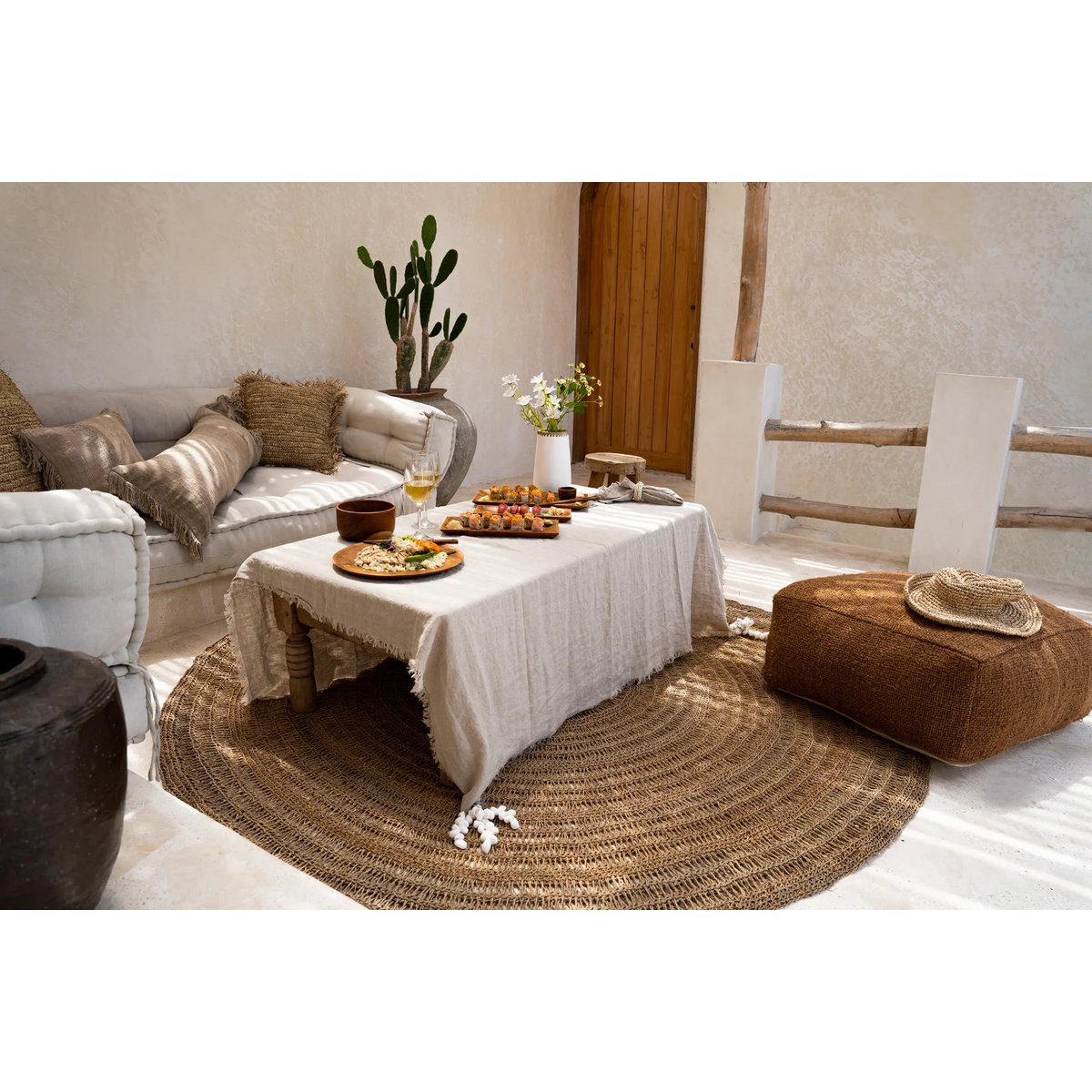 Tapijt Zeegras - Naturel - 150