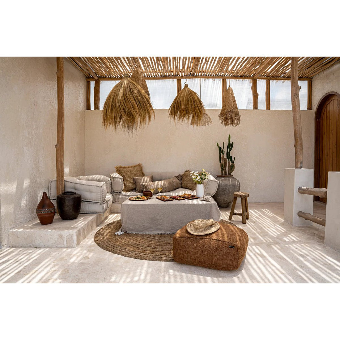 Hanglamp De Rayung Hut - Natuurlijk - M