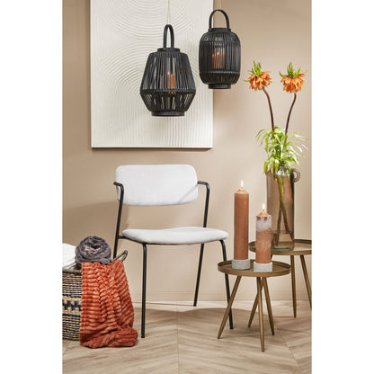 Bijzettafel Fores - H42x Ø40 cm - Metaal - Brons