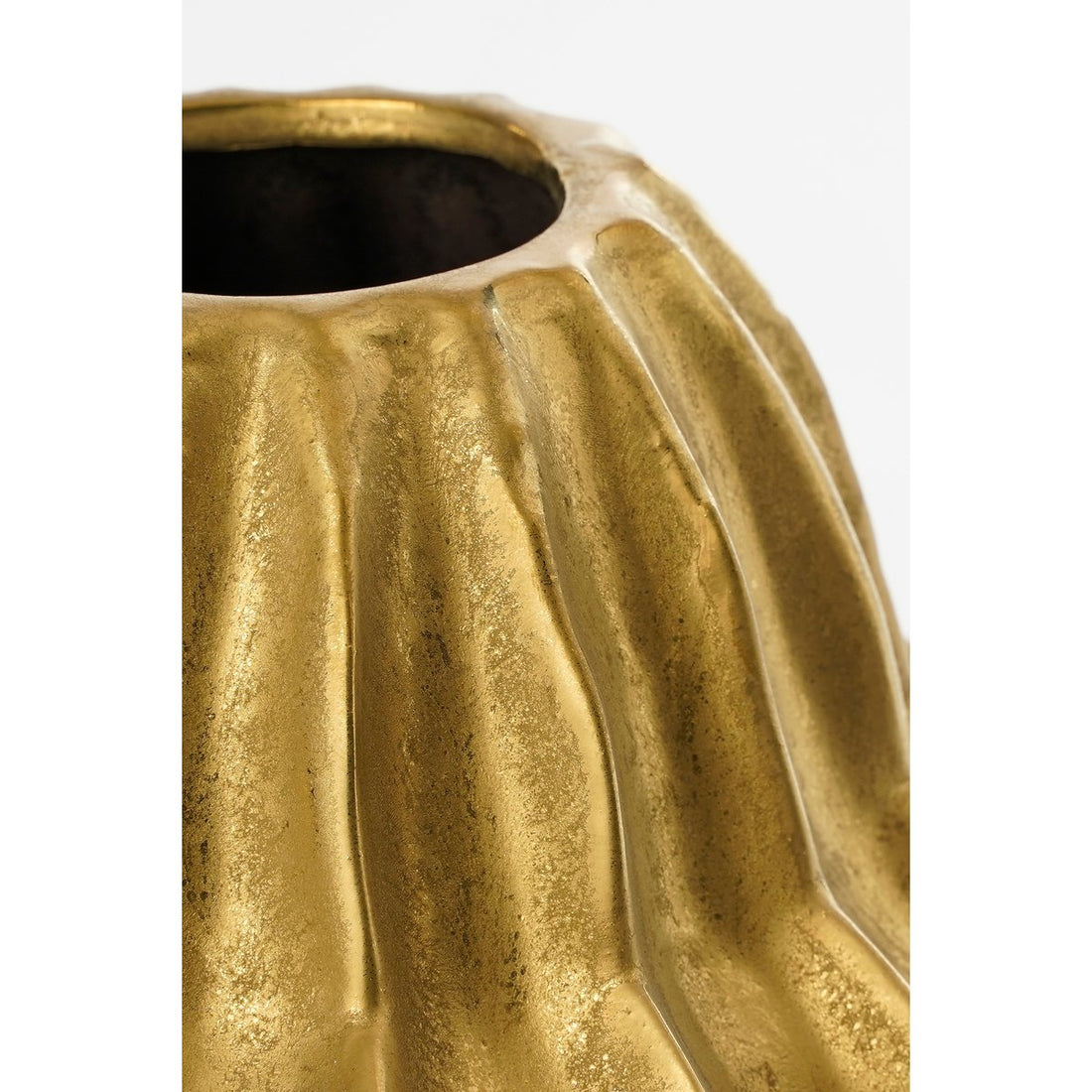 Vaas Altea  - H28 x Ø25 cm - Keramiek - Goud