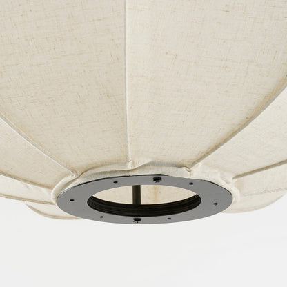 Hanglamp Linnen Pego- H94 x Ø83 cm - Linnen - Off White
