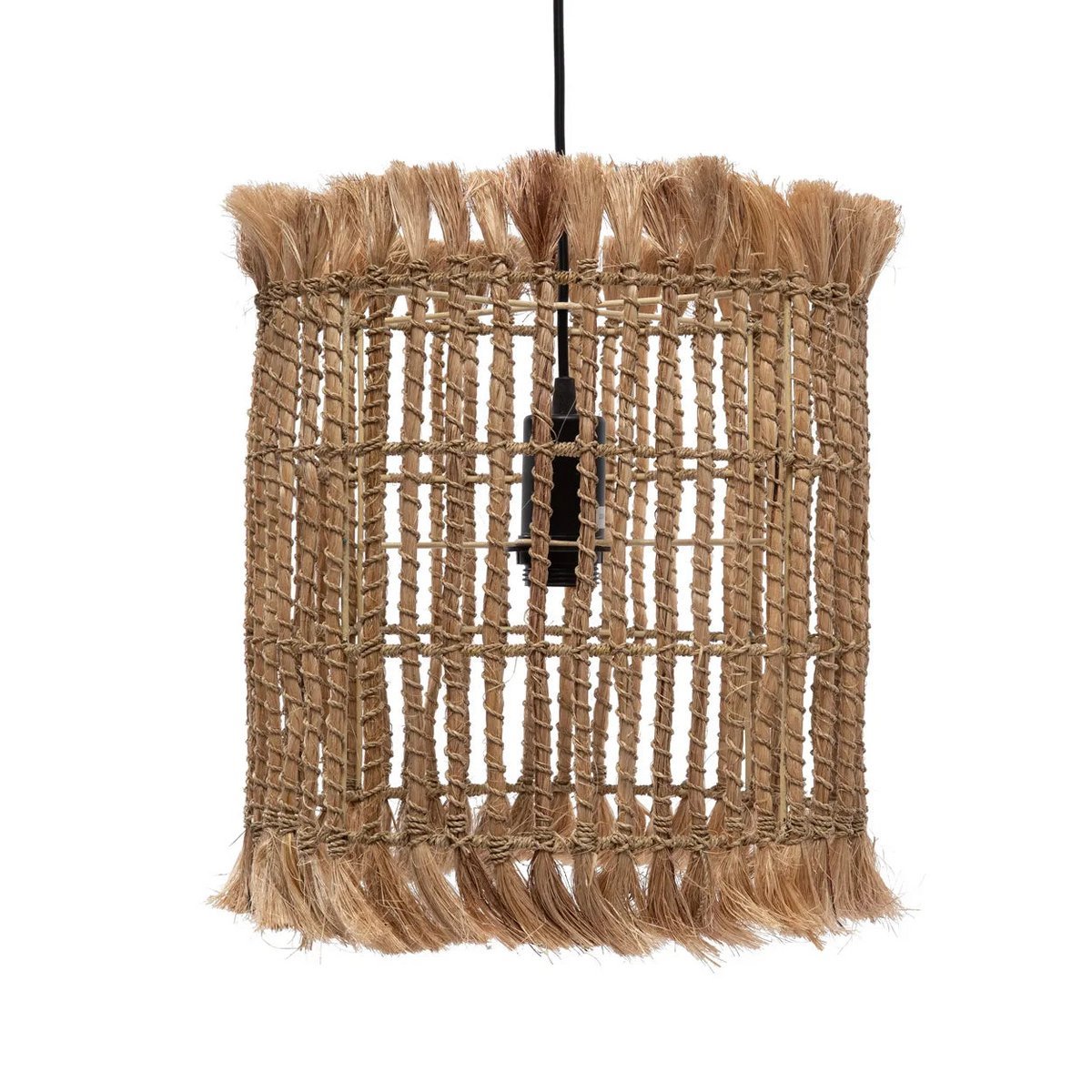 Hanglamp Abaca Vogelkooi Hanger - Naturel - M