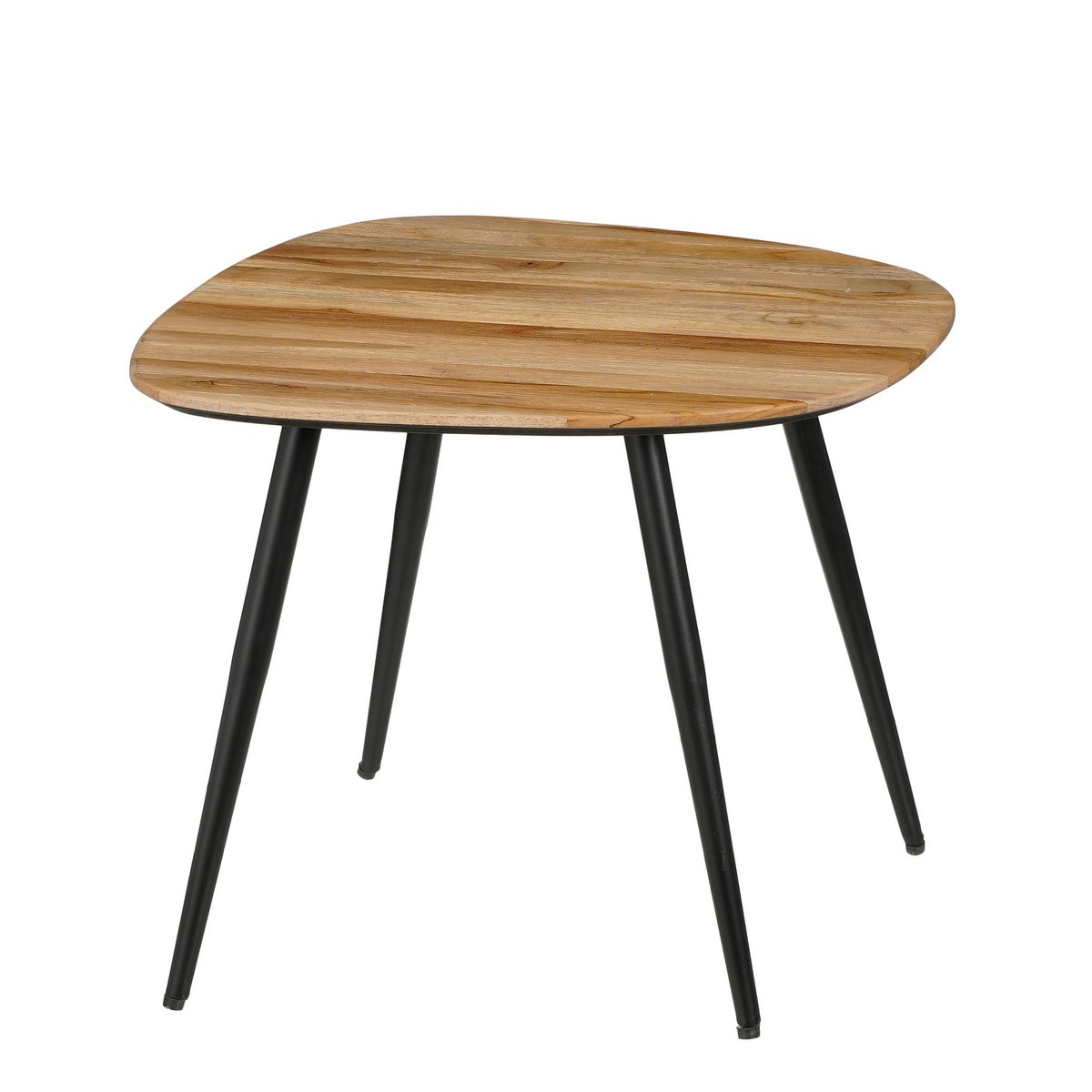 Bijzettafel Bruin - Set van 3 - L62 x B52 x H34 cm - Gerecycled Hout - Jailey