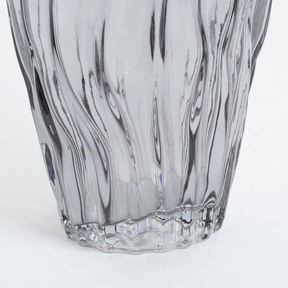 Vaas Donkerbruin Glas - H32 x Ø16 cm - Feline