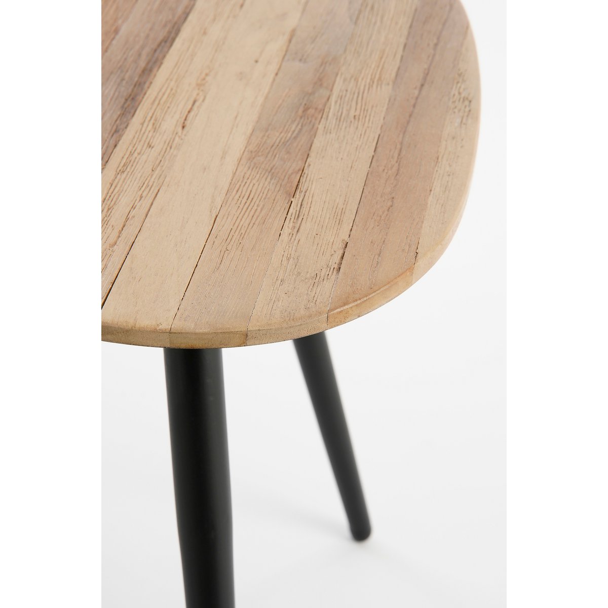 Bijzettafel Bruin- Set van 2 - L84 x B39 x H39 cm - Gerecycled Hout - Jailey