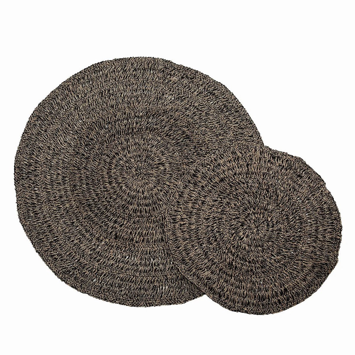Tapijt Zeegras - Naturel Zwart - 200 cm