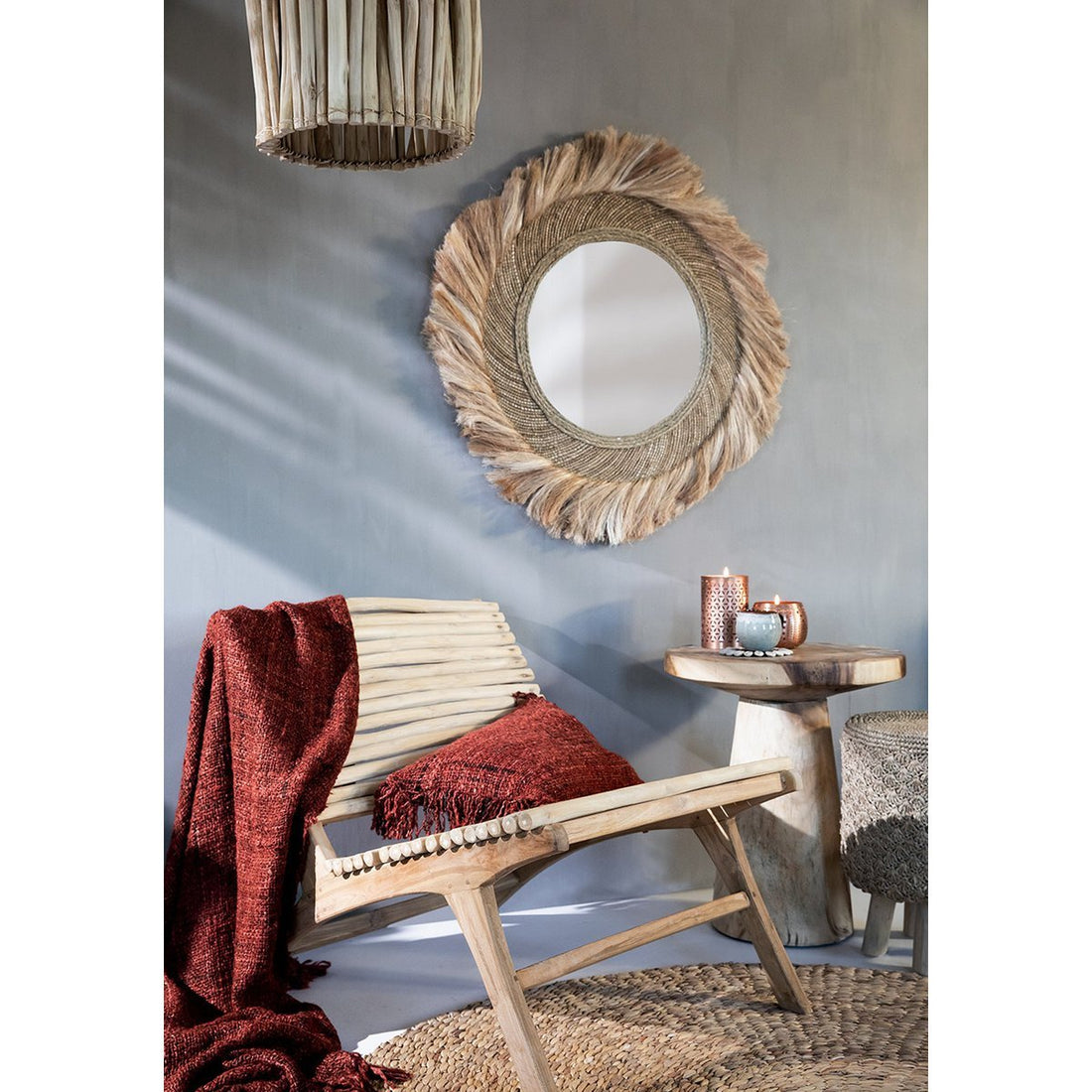 Plaid Kersenrood De S&