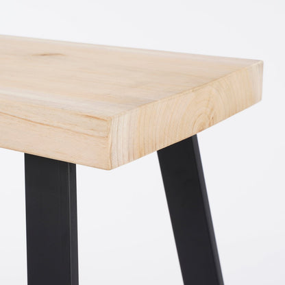 Plano Kruk Vurenhout- L46 x B32 x H46 cm - Lichtbruin