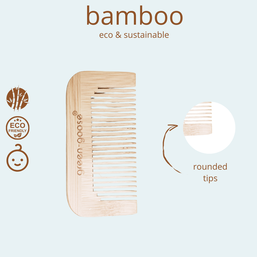 Baby natuurlijk Bamboe Haarverzorgingspakket in Toilettas