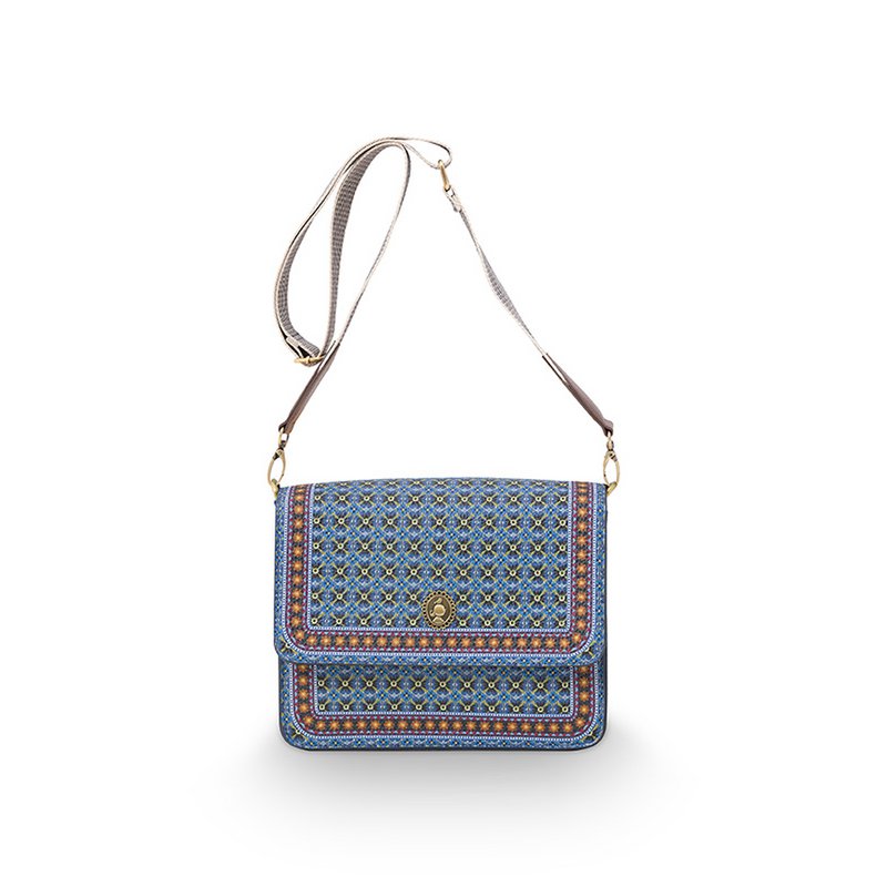 Cross Body Tas Small Clover Blauw