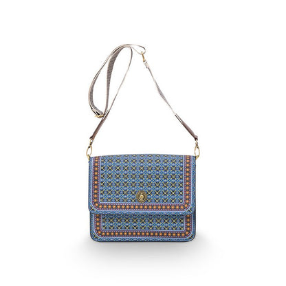Cross Body Tas Small Clover Blauw