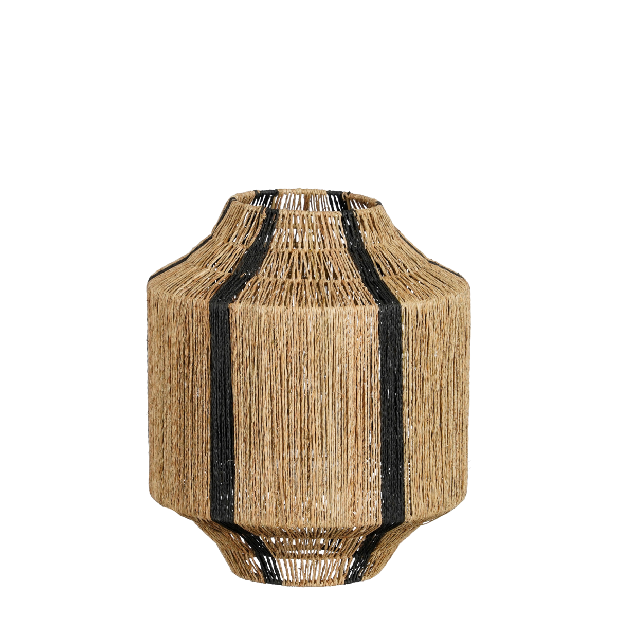 Lantaarn - Jute - Zwart