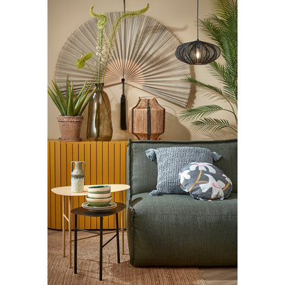 Hanglamp Metaal zwart Kanti - H17 x Ø31 cm