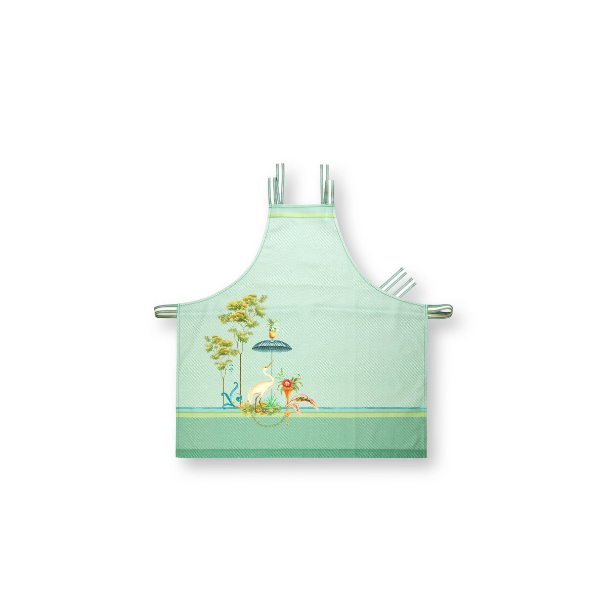 Kookschort Apron Jolie Heron Big Blue 85x88cm