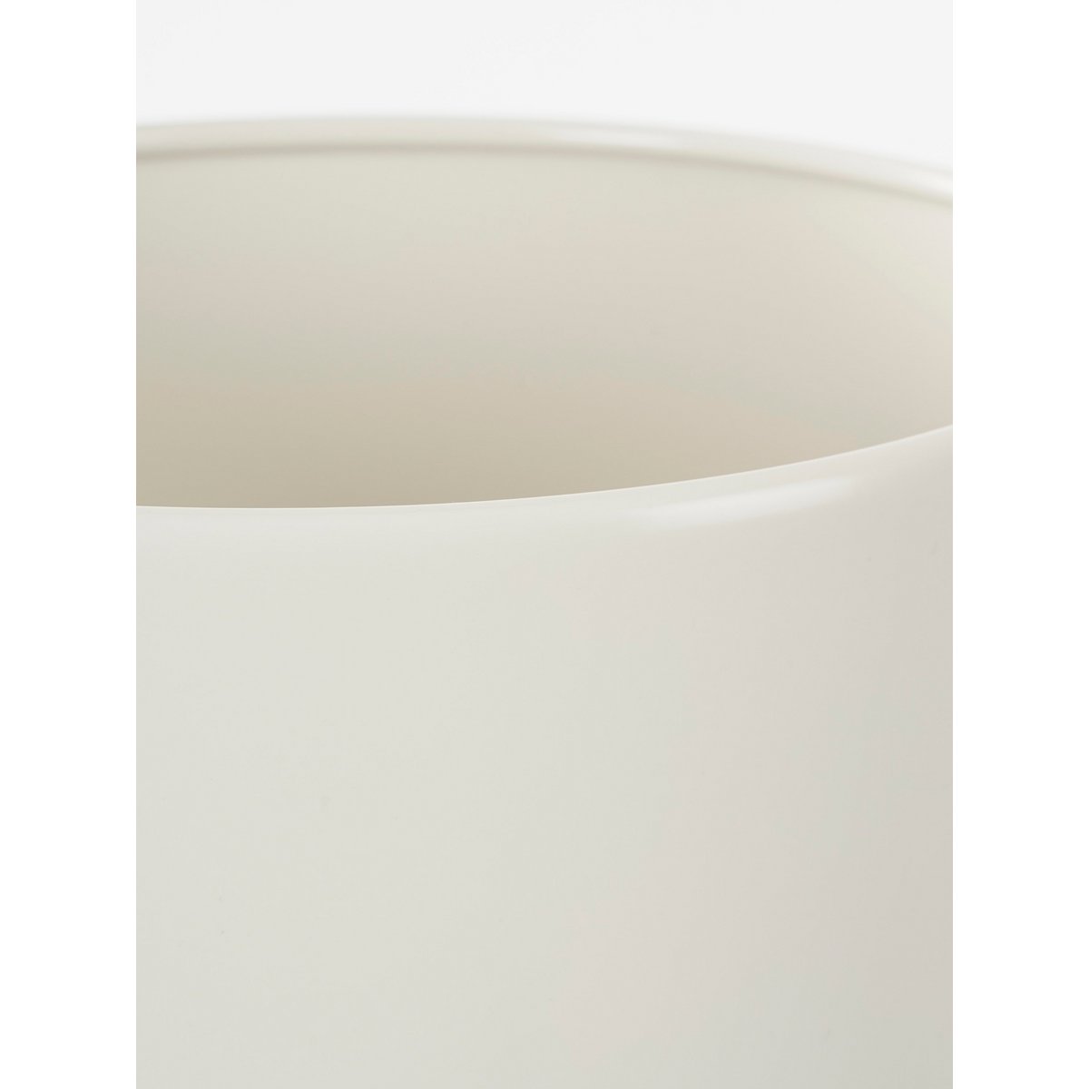 Bloempot op Standaard Aries - Set van 3 - H32 x Ø24 cm - Wit