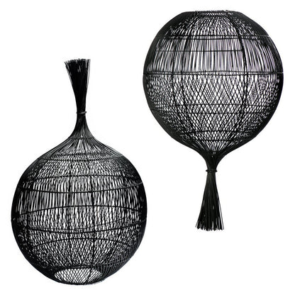Vloerlamp - Hanglamp - Zwart De Wonton