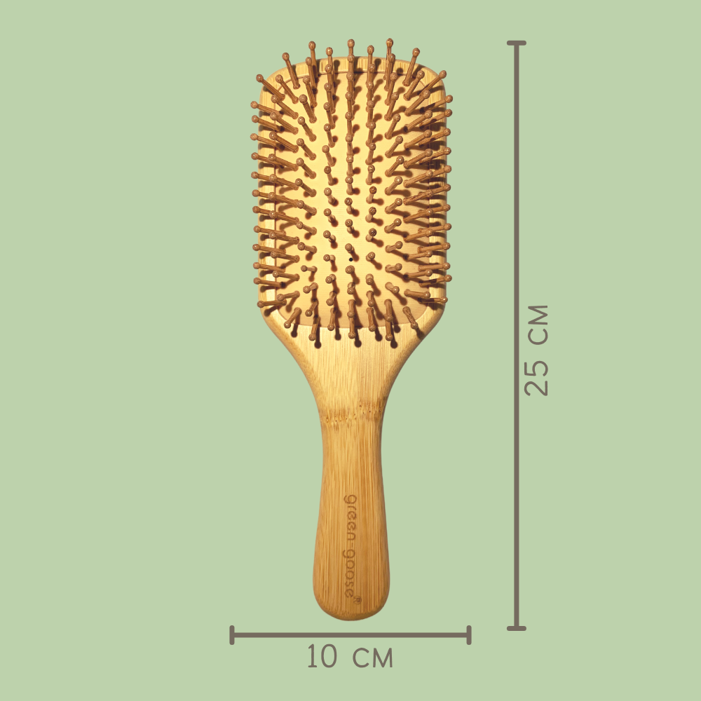 Bamboe natuurlijke haarborstel XL