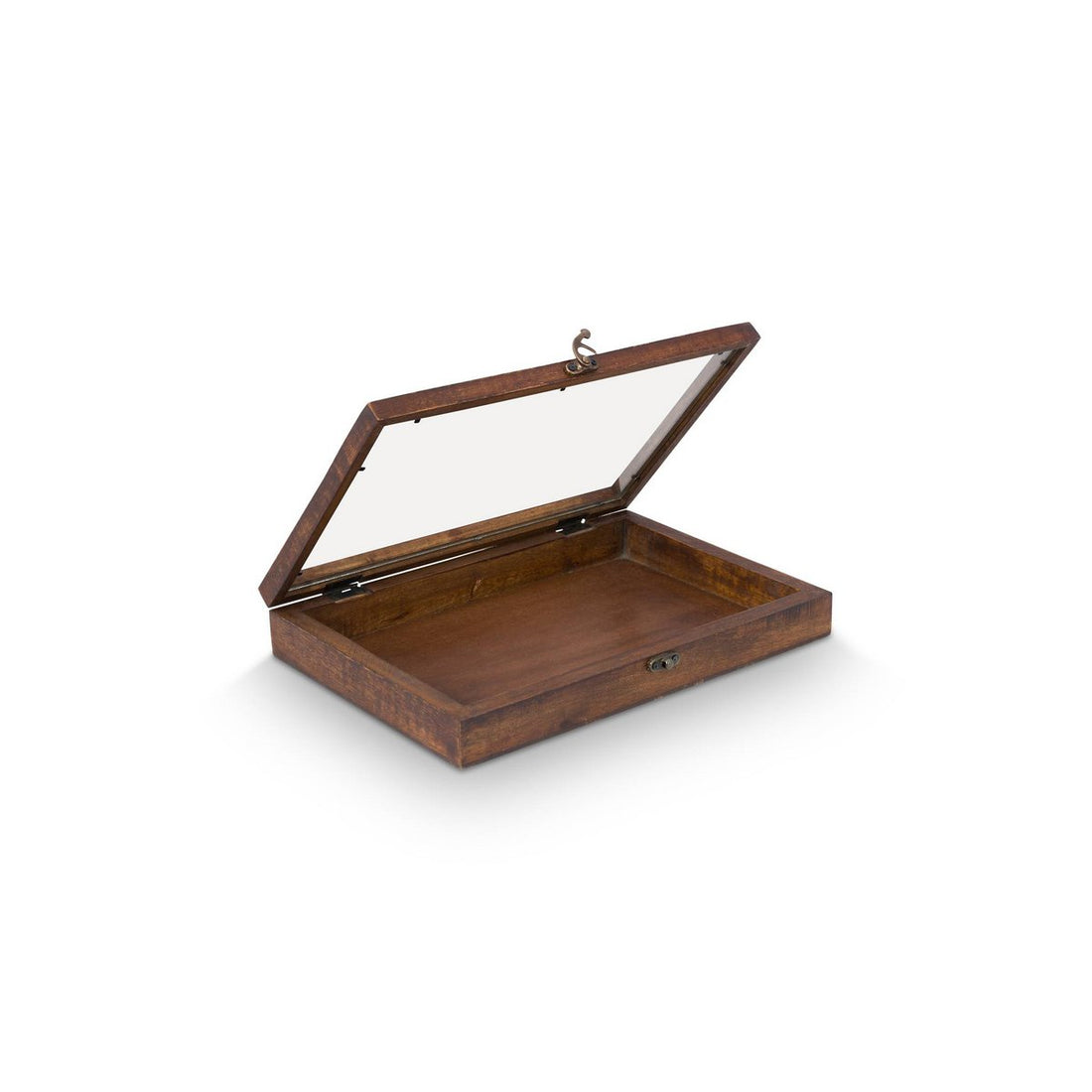 Herinneringendoos bruin hout smal