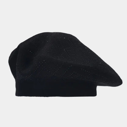 Franse baret met kleine steentjes diversen kleuren